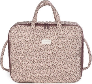 Walking Mum Maternity Bag Shoulder/Handbag Cherry Flowers Burgundy 44x36x16cm