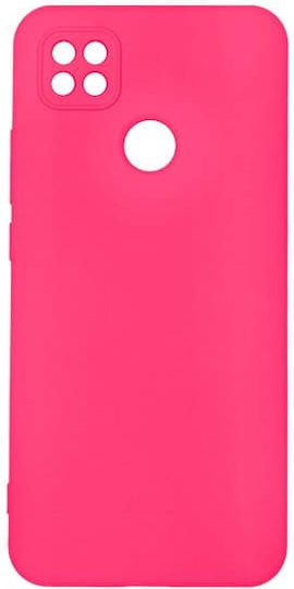 Θήκη Xiaomi Redmi 9c Silky Soft Touch Silicone Φούξια Ποστασία Κάμερας