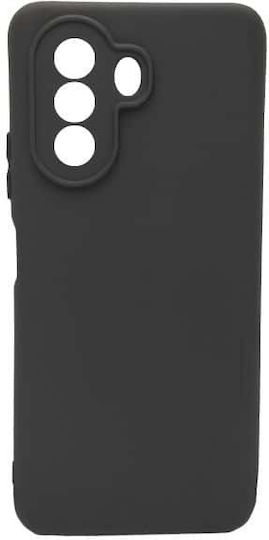 Husă Huawei Nova Y70 Silicon Moale Catifelat Neagră Protecție Cameră