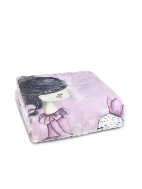 Borea Pătură Odette Violet 150x220cm