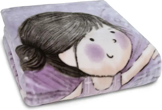Borea Fantasia Purple Blanket Borea Fantasia Purple Blanket