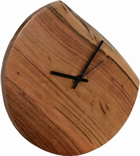 Polihome Стенен часовник Дърво 35x3см