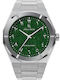 Paul Rich Herrenuhr 43mm Batterie mit Silber Metallarmband