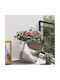 vidaXL Pot Metallic Silver 50x50x50cm.