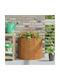 vidaXL Γλάστρα Μεταλλική Σκ Rusty 60x60x50εκ.