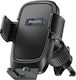 Yesido Car Mobile Mount 4.7" - 7.2" with Adjustable Hooks Black
