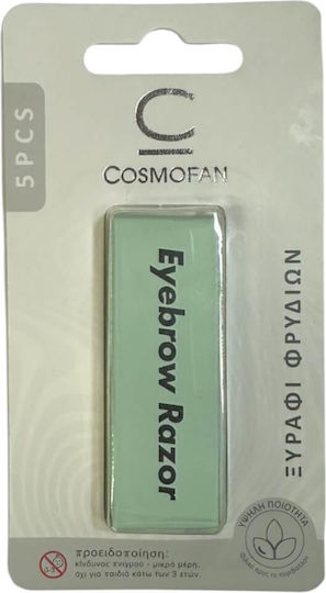 Cosmofan Бръснач за вежди 5 броя