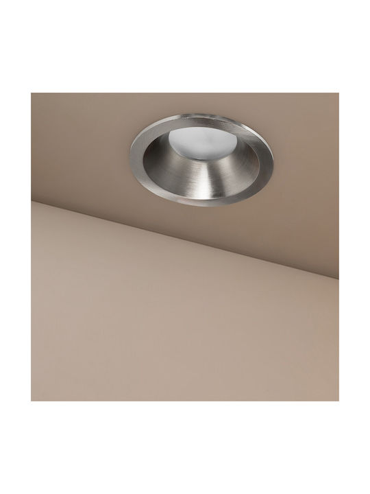 kelvo Μεταλλικό Πλαίσιο για Σποτ GU10 Ασημί 8.5x8.5εκ. 1τμχ