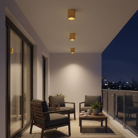 kelvo Maretti Spot with 10 Lights and with Socket GU10 in Gold Color