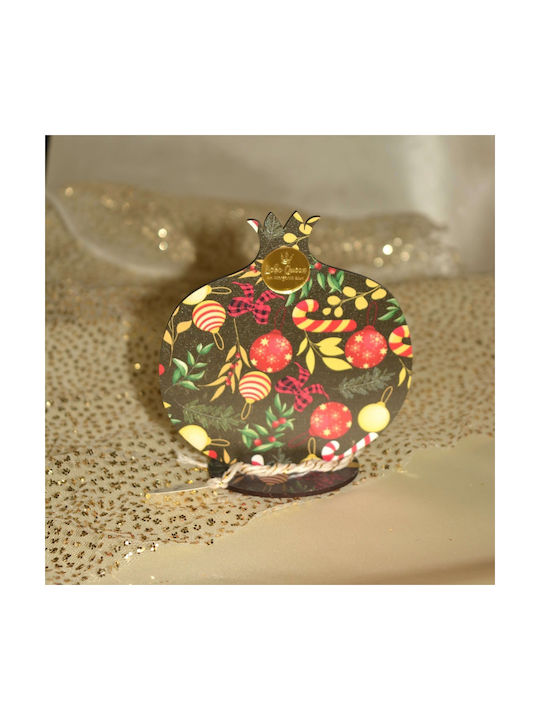 LiebeQueen Handmade Настолници Гоури Нар Черен от Дървο 1бр