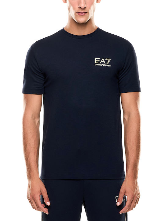 Emporio Armani Тениска Blue-gold