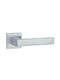 Finetto Lever Front Door with Rosette Right Αrt.842012 Silver