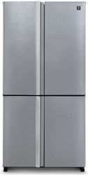 Sharp Ντουλάπα 572lt Total NoFrost Inox SJ-MP780DBS Sharp Ντουλάπα 572lt Total NoFrost Inox SJ-MP780DBS