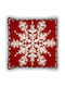 Decorative Christmas Pillow Fylliana Red-White-Green 44x44cm