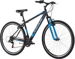 Trail 28" Schwarzes/Blaues Trekking Fahrrad