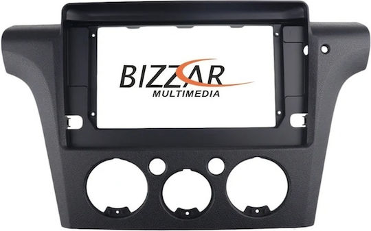 Bizzar DIN Fascia Panels 2 Din Compatible with Screen 9" for Mitsubishi Outlander 2002 2007