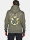 Sweatshirt mit Kapuze Khaki