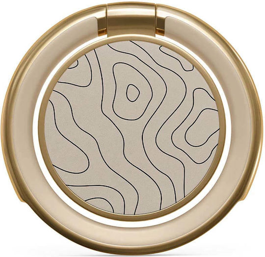 Burga Ring Holder Δαχτυλίδι Συγκράτησης Κινητού Βάση Στήριξης Gold Wild Terrain