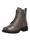 Leder Stiefeletten Damen Braun