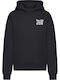 Damen Sweatshirt Kapuzen Black