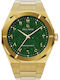 Paul Rich Herrenuhr 43mm Batterie mit Gold Metallarmband