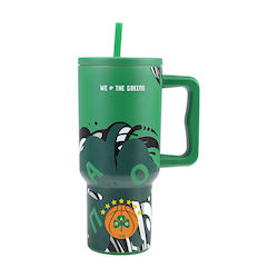 Estia Straw Tumbler XL Save the Aegean 900ml Estia Straw Tumbler XL Save the Aegean 900ml