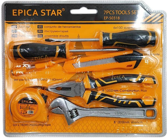 Epica Star Set De Instrumente 7 Bucăți Ep-50318