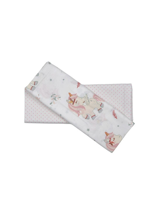 Ninetta Bebe Baby Sheets Set Cradle Cotton Mult...