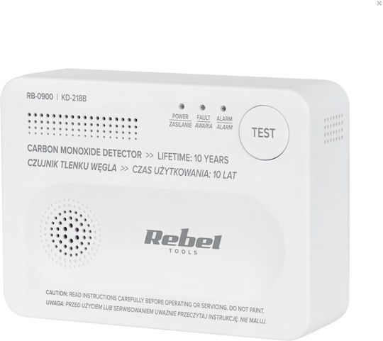 Detector De Monoxid De Carbon Alarm 3xaa Baterii Kd-218b Rebel