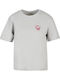 Schlangen Heart T-Shirt Hellgrau