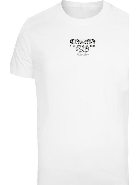 Give Yourself Time Printed T-shirt White