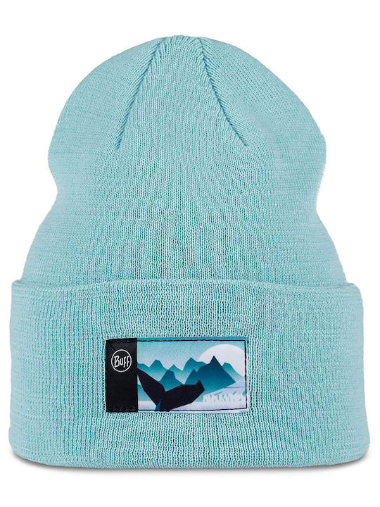 Beanie Unisex Fleece Beanie Gestrickt in Türkis Farbe