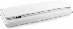 Cosmostrom Soft Topper COSMANF130200 Semidublu Spumă cu Husă Detasabilă și Cauciucuri de Fixare 130x200x7.5 cm