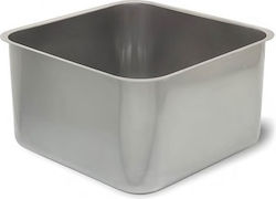 Commercial Square Inox Trough Welded 40x40x25cm Commercial Square Inox Trough Welded 40x40x25cm