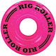 Rio Roller Light Up Quad Skate Ρόδες Glitter 58mm 82a Ροζ