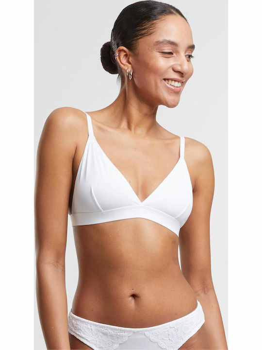 Ladies Basic Unpadded Bra 2-pack White+nude