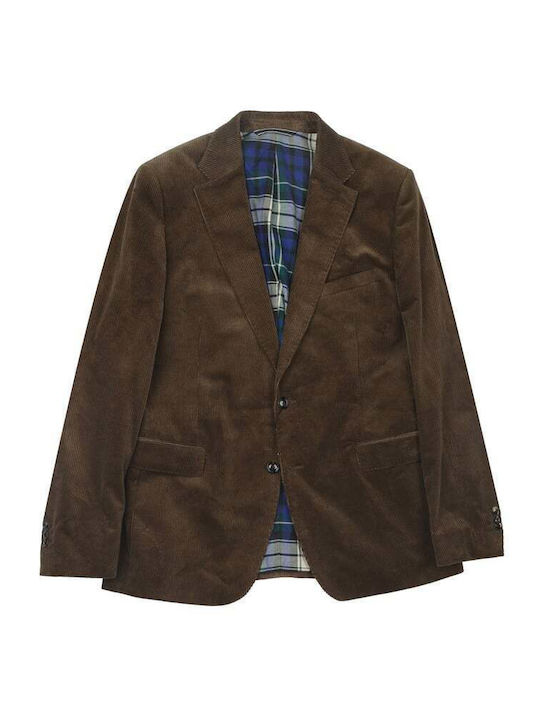 Gant Men's Suit Jacket Brown