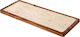 Handelsbedienbretter Rechteckige Hölzernes White Gold Spots 40x16cm