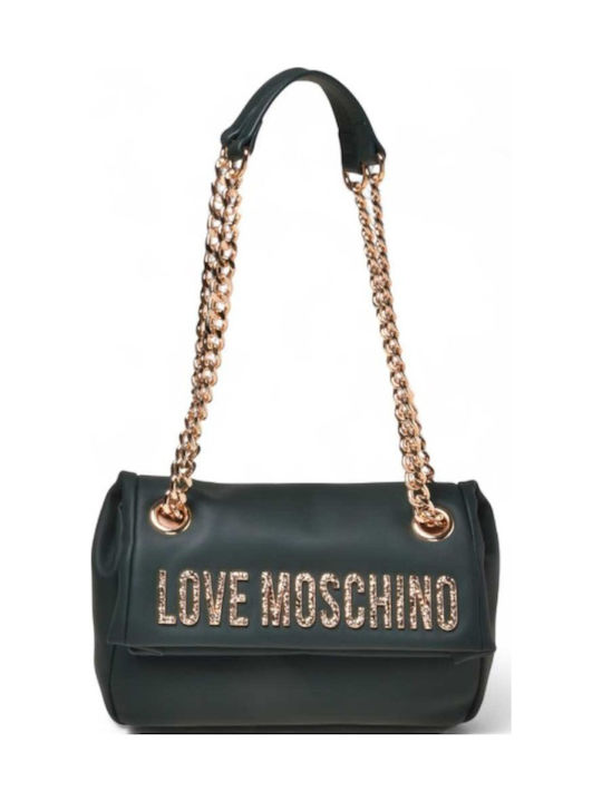 Moschino Γυναικεία Τσάντα Χειρός Πράσινη