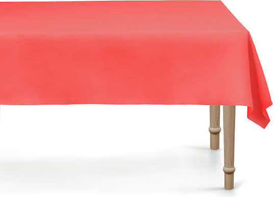 PartyDeco Față De Masă Roșie Deschisă 137x183cm