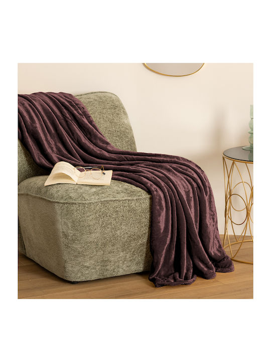 A-s Ollis Κουβέρτα Fleece Ημίδιπλη 180x230εκ. M...