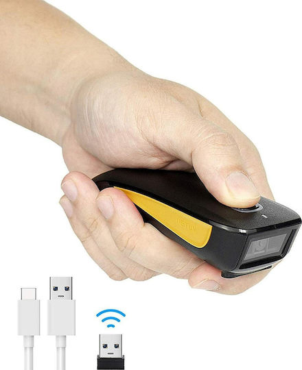 Netum Socket Scanner Wireless with 2D and QR Barcode Reading Capability