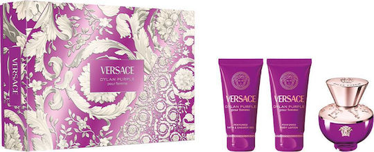 Versace Dylan Purple Дамски Комплект с Лосион за тяло 3бр