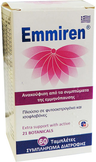 Medichrom Emmiren Συμπλήρωμα για την Εμμηνόπαυση 60 ταμπλέτες
