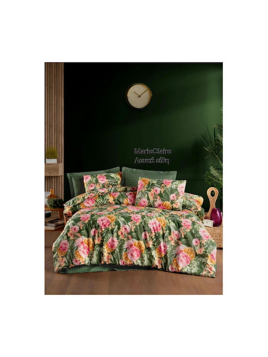 Mardim Cotton Duvet Cover Set 220x240cm Super King with 2 Pillowcases N.10