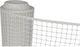 Geländer-Sicherheitsnetz Weiß Uv 225g/m² 1m