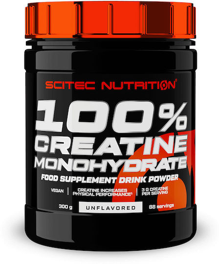 Scitec Nutrition 100% Creatine Monohydrate Micronized με Γεύση Καρπούζι 300gr