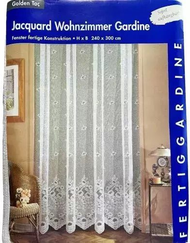 Tac Пердета И Завеси С Тунел Бели 240x300см