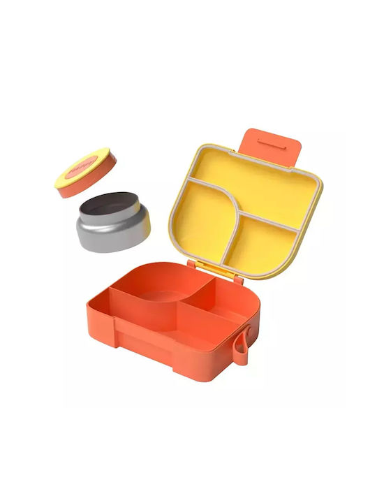 Pandaboo Plastic Thermo Lunch Box Gray
