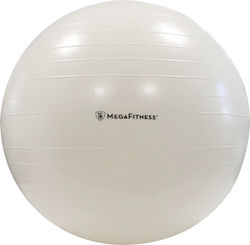 MegaFitness Μπάλα Pilates 65cm , 1.28kg σε Λευκό Χρώμα